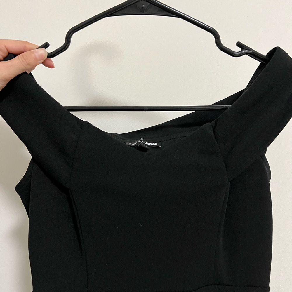 LBD - off the shoulder mini dress size small